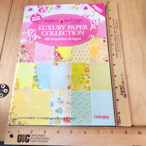 Raspberry Road Designs Luxury Paper Collection 48 Designs for Cardmaking UK 8x12 - Picture 2 of 16
